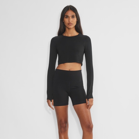 NWT - Aritzia Golden Powersculpt™ New Cheeky Hi-Rise 5" Biker Short (Size 6) - Picture 3 of 7